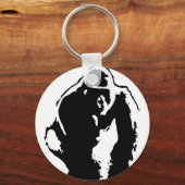 Gorilla Pop Art Sleutelhanger (Voorkant)