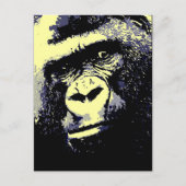 Gorilla Portrait Briefkaart (Voorkant)