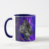 Gorilla Portrait famille Mug (Gauche)