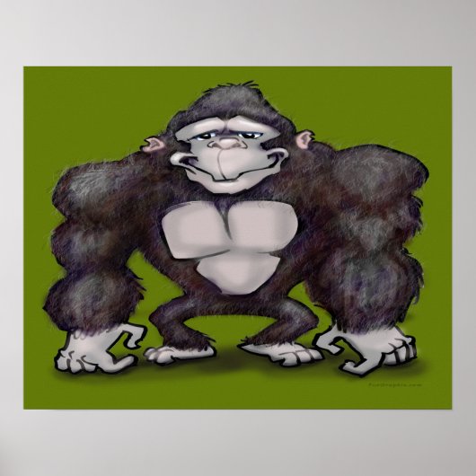 Gorilla Poster (Voorkant)