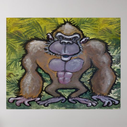 Gorilla Poster (Voorkant)