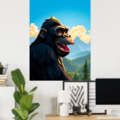 Gorilla Poster (Thuiskantoor)