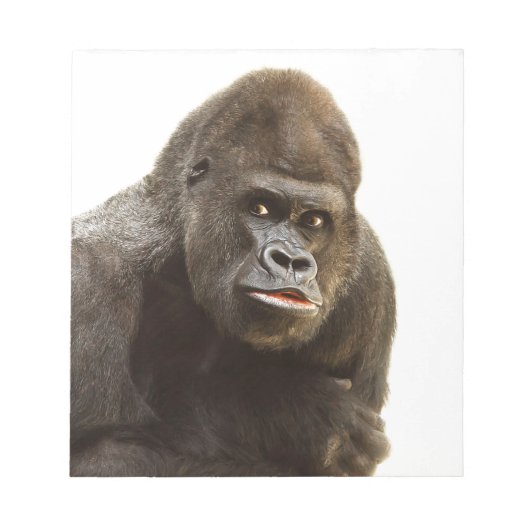 Gorilla Pout Notitieblok (Voorkant)