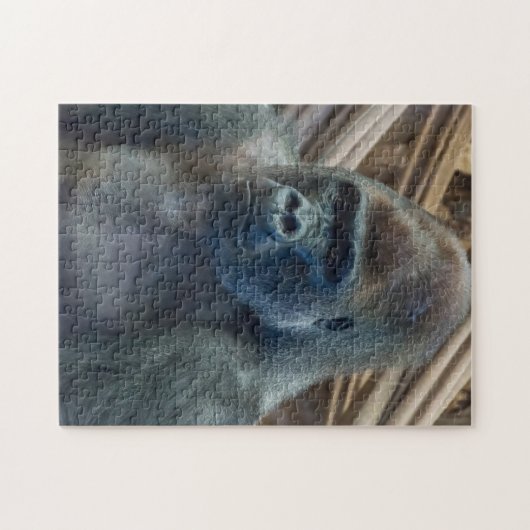 Gorilla près du puzzle (Horizontal)