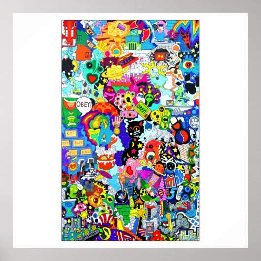 Gorilla Radio Poster (Voorkant)