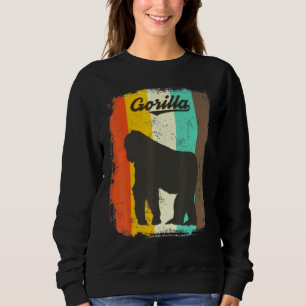 Gorilla Retro 70s  Cute Animal Trui