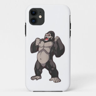 Gorilla Roaring Ape Monkey iPhone 11 Hoesje