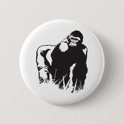 Gorilla Ronde Button 5,7 Cm (Voorkant)