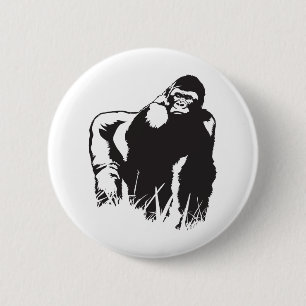 Gorilla Ronde Button 5,7 Cm