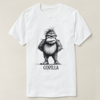 Gorilla-schets T-shirt