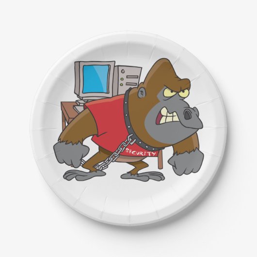 Gorilla Security Papieren Bordje (Voorkant)