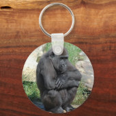 Gorilla Sitting Sleutelhanger (Voorkant)