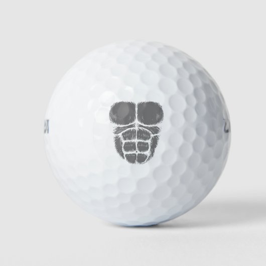 gorilla sixpack golfballen (Voorkant)