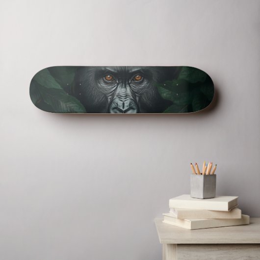Gorilla Skateboard (Muurkunst (Horizontaal))