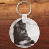 Gorilla Sleeping Photo Sleutelhanger (Voorkant)