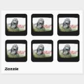 Gorilla Spank Angry Gorilla Sticker (Vel)