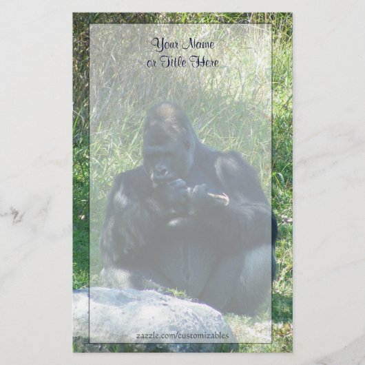 Gorilla Stationery Briefpapier (Voorkant)
