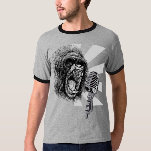 Gorilla-stem T-shirt (Voorkant)