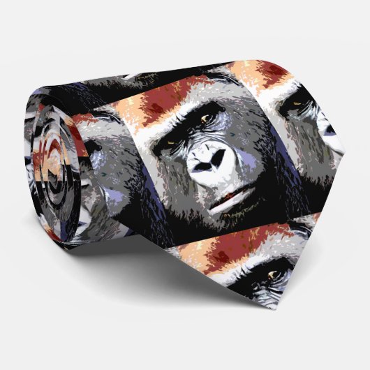 Gorilla-Stropdas Stropdas (Opgerold)