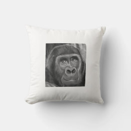 Gorilla sucking fingers Cushion2 指しゃぶりのゴリラクッション Kussen