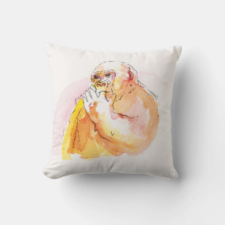 Gorilla sucking fingers Cushion 指しゃぶりのゴリラクッション Kussen