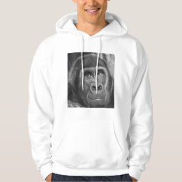 Gorilla sucking fingers Hoodie2 指しゃぶりのゴリラパーカー Hoodie