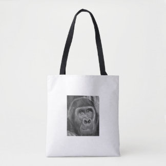 Gorilla sucking fingers Tote bag2  指しゃぶりのゴリラトートバッグ Draagtas