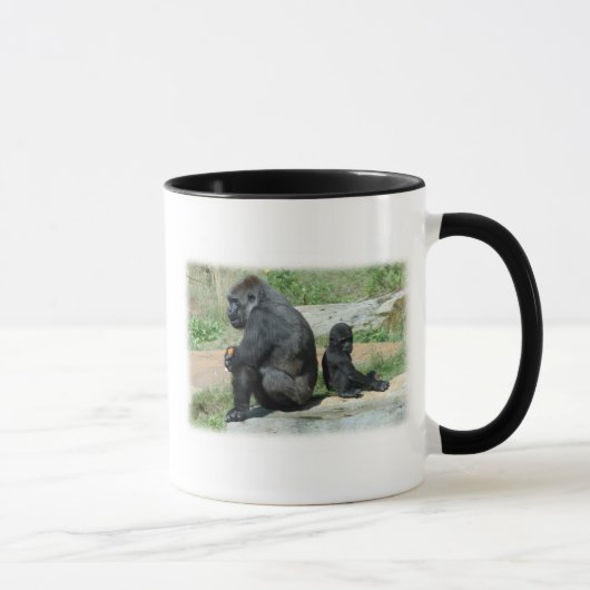 Gorilla Time Out Coffee Mok (Rechts)