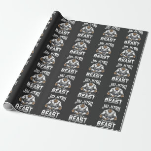 Gorilla Train als Beast Jiu Jitsu Martial Arts Cadeaupapier