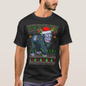 Gorilla Ugly Christmas Sweaters Holiday Santa Cute (Voorkant)