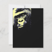 Gorilla uitnodiging - Grappige Gorilla uitnodiging (Voorkant)