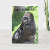 Gorilla Vaderdag Kaart (Voorkant)