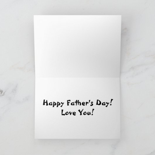 Gorilla, Vaderdag Wenskaart Kaart (Binnen)