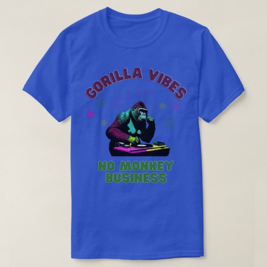 Gorilla Vibes no Monkey Business Gorillas TShirt (Design voorkant)
