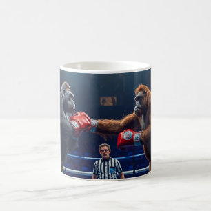 Gorilla vs. Orang-oetan Boksen Koffiemok