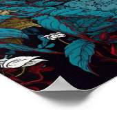 Gorilla Wall Poster, Kunstillustratie Poster (Hoek)