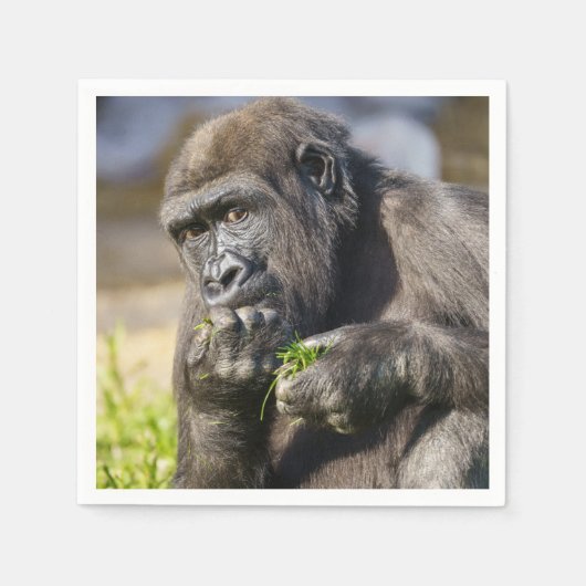 Gorilla Youngster Servet (Voorkant)