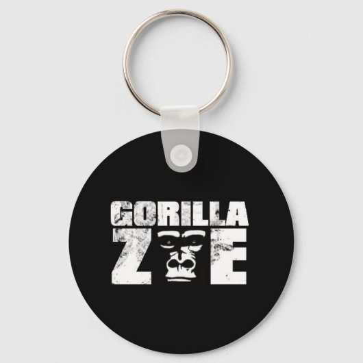 Gorilla Zoe Sleutelhanger - Logo (Voorkant)