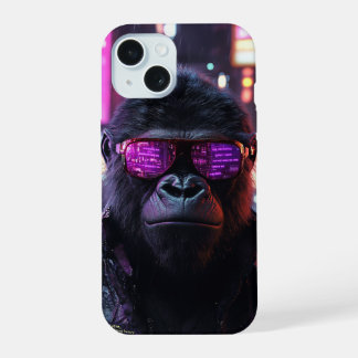 gorilla's iPhone 15 hoesje