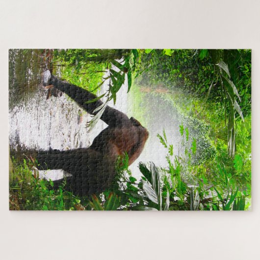 Gorillas. Legpuzzel (Horizontaal)