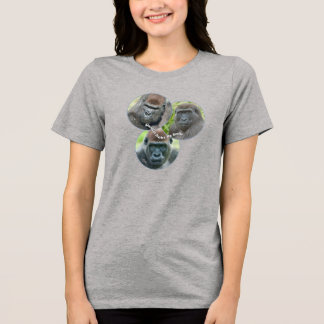 Gorilla's Maken Me Glimlachen Tri-Blend Shirt