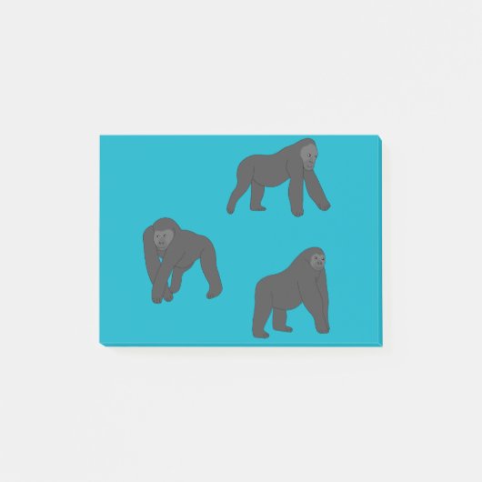 Gorillas Post-it® Notes (Voorkant)