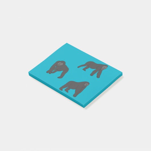 Gorillas Post-it® Notes (Schuin)