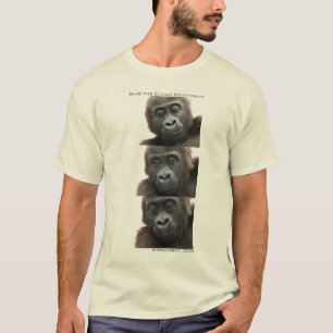 Gorillas: Red het regenwoud van Congo T-shirt