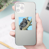 Gorilla's rustige boombaars sticker (Telefoon)