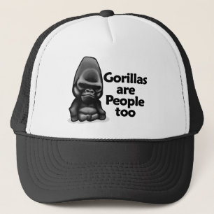 Gorillas zijn ook mensen trucker pet