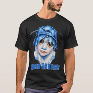 Gorillaz 2D Kunst T-shirt