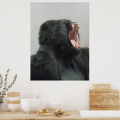 Gorille, Ape, Singe, Animal, Poster du mur de la n (Cuisine)