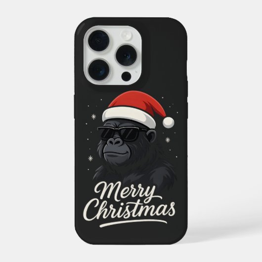 Gorille de Noël Cool Cadeau Fun Noël pour les Amou (Verso)