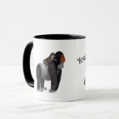 Gorille et bébé "grand papa" mug (Devant gauche)
